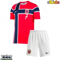Norway Alexander Sorloth #7 Replica Home Minikit World Cup 2026 Short Sleeve (+ pants)